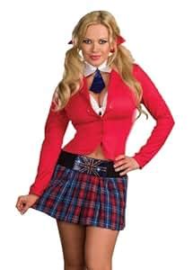 Ladies School Girl Uniform St Trinian's Costume: Amazon.co.uk: Health ...