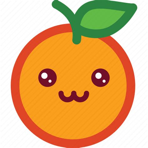 Cute, emoji, emoticon, funny, happy, orange, smile icon - Download on Iconfinder