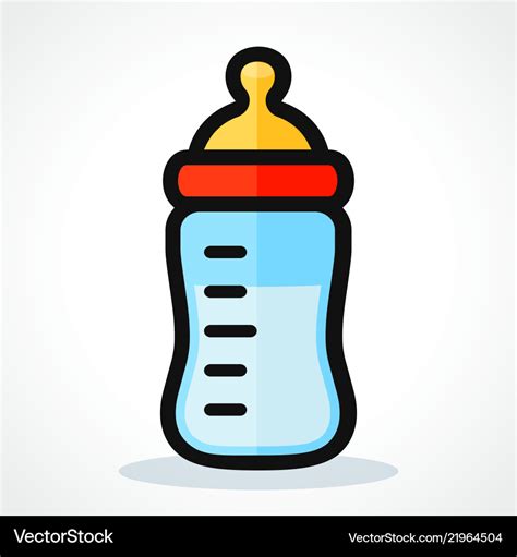 Baby bottle icon design Royalty Free Vector Image