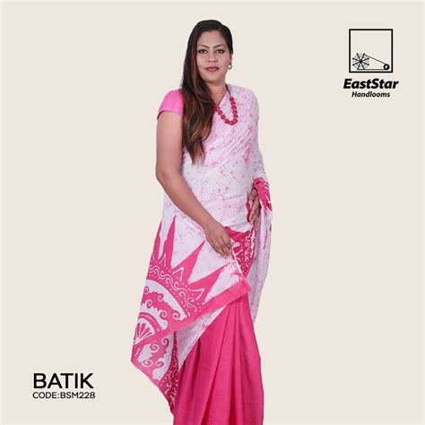 Sri Lankan Batik Saree BSM228 – East Star Handlooms