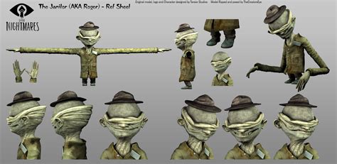 Little Nightmares - the Janitor Ref Sheet by TheCreatorsEye on DeviantArt