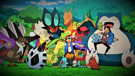 Ash's Pokemon Reunion by Pokemonsketchartist on DeviantArt