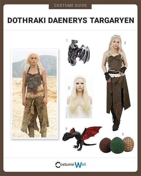 Dress Like Dothraki Daenerys Targaryen Costume | Halloween and Cosplay ...