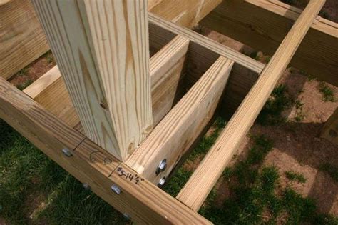 How To Attach 4x4 Post To Deck For Railing