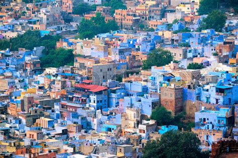 Aerial view of Jodhpur, also known as ... | Stock image | Colourbox