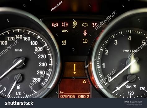 Car Warning Lights Dashboard Car Service Stock Photo 2219879205 ...