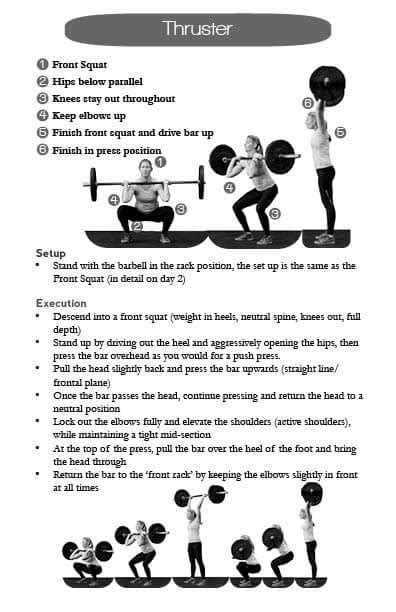 Learn how to perform the thruster with technique, setup and execution tips!