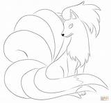 Nine Tails Pokemon Coloring Pages Sketch Page sketch template