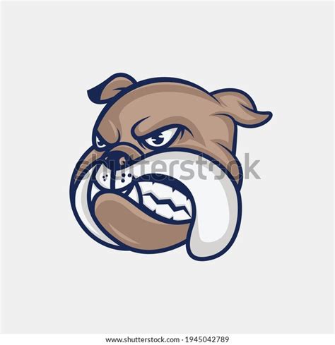 Bulldog Mascot Logo Vector Stock Vector (Royalty Free) 1945042789 ...