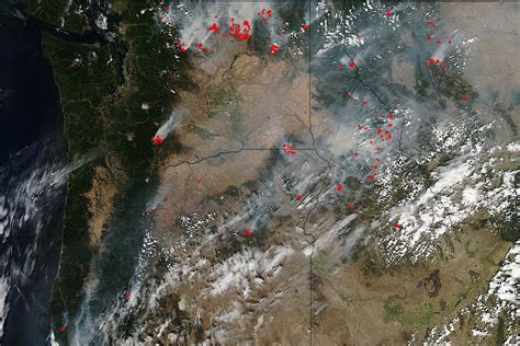 Pacific Northwest Wildfires Severe in Intensity « Earth Imaging Journal ...