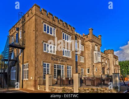 The Ryde Castle Hotel, in Ryde, Isle of Wight Stock Photo - Alamy