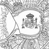 Spain Flag Coloring Page 45213 35752 sketch template