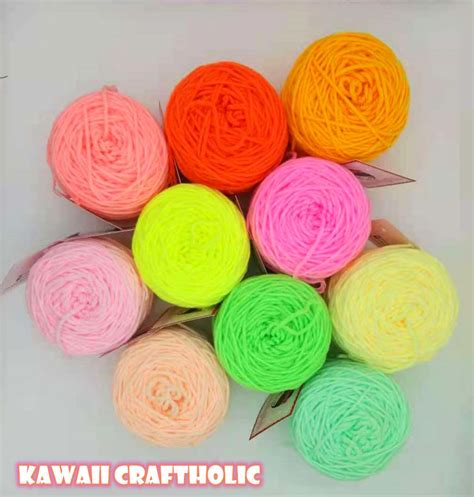 Neon Milk Cotton Yarn Pastel Neon Yarn Fluorescent Crochet - Etsy UK