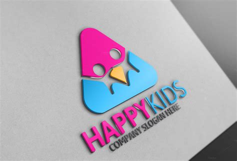 Happy Kids Logo ~ Logo Templates ~ Creative Market