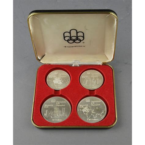 1976 Montreal Olympics Commemorative Silver Coins