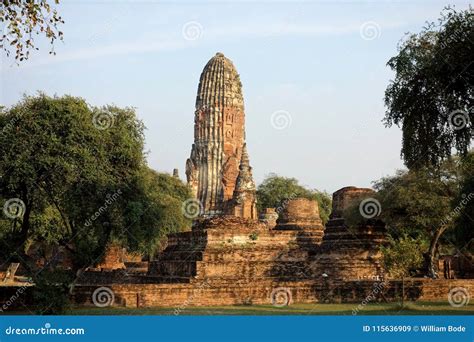 Wat Phra Ram Buddhist Temple Stock Image - Image of architecture, deep: 115636909