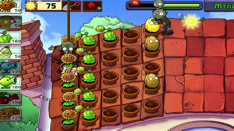 PvZ - Roof Level 1 - YouTube