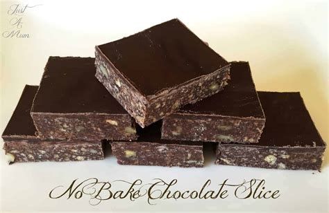 No Bake Chocolate Slice - Just a Mum's Kitchen