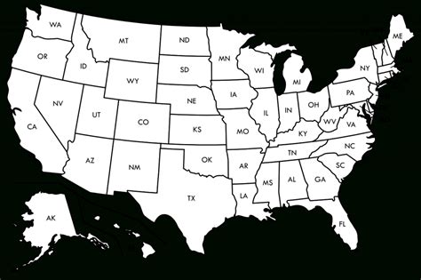 United States Map State Borders Fresh California State Map Outline | Blank Us Map With Borders ...