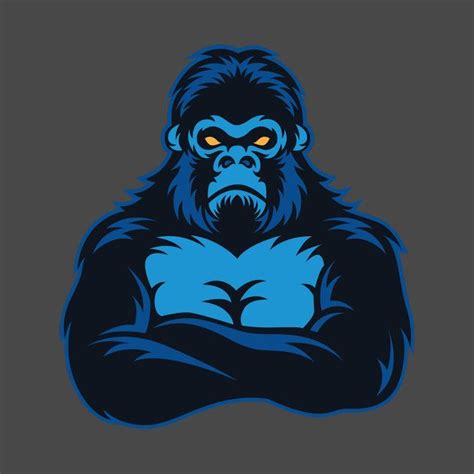 D.O.F.H by messypandas | Gorillas art, Monkey logo design, Gorilla tattoo