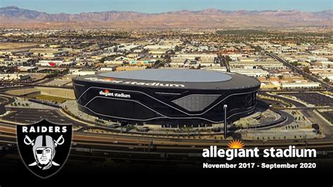 Soil to Stadium Time-Lapse: Raiders' Allegiant Stadium in 3 Minutes ...