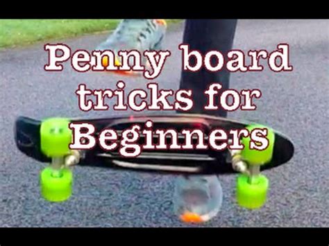 Penny board tricks for beginners - YouTube