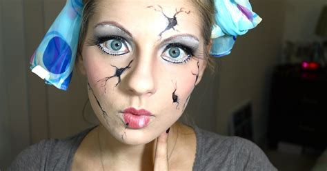 8 Cracked Doll Halloween Makeup Tutorials For A Cute & Creepy Costume — VIDEOS