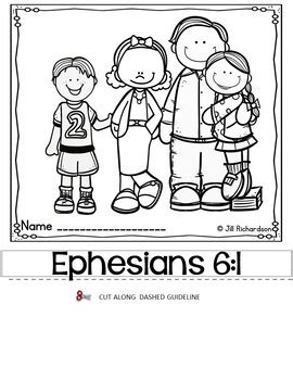 Ephesians 6 1 Coloring Sheets Coloring Pages