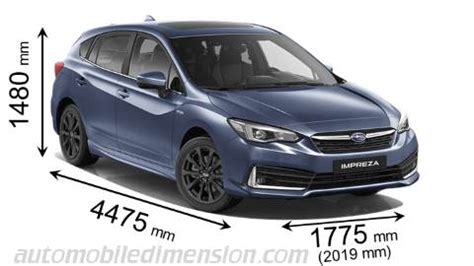 2018 Subaru Impreza Hatchback Interior Dimensions | Psoriasisguru.com