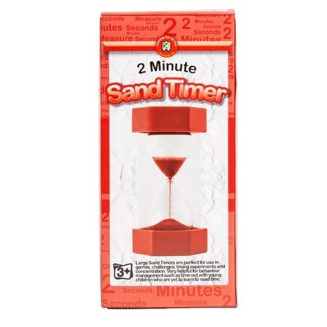 Large Sand Timer - 2 Minutes - Learning Can Be Fun (LSTL2) Educational Resources and Supplies ...