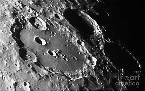 The Moon Crater Clavius Photograph by John Chumack - Pixels