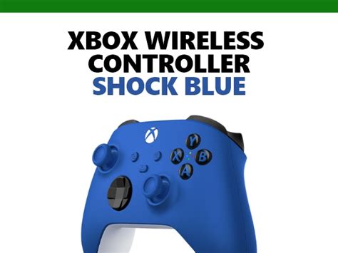 Microsoft Shock Wireless Controller in Blue for Xbox Series X - munimoro.gob.pe