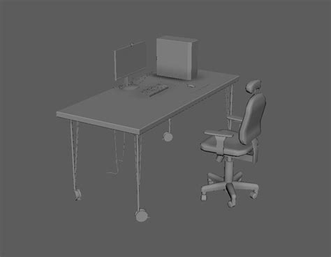 ArtStation - Desk setup