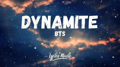 BTS - Dynamite (Lyrics) - YouTube