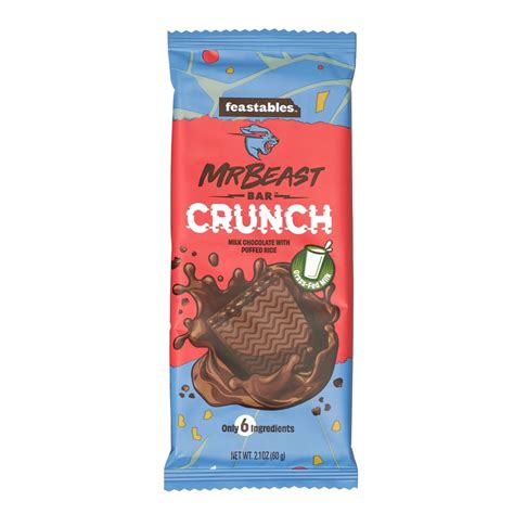 Feastables MrBeast Crunch Milk Chocolate Bar – So Sweet Canada