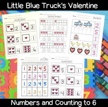 Little Blue Truck Valentines Day | Reading and Math Activities | Math activities, Valentine ...