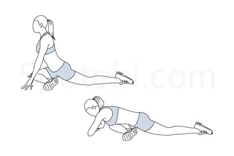 Pigeon Glute Stretch | Illustrated Exercise Guide