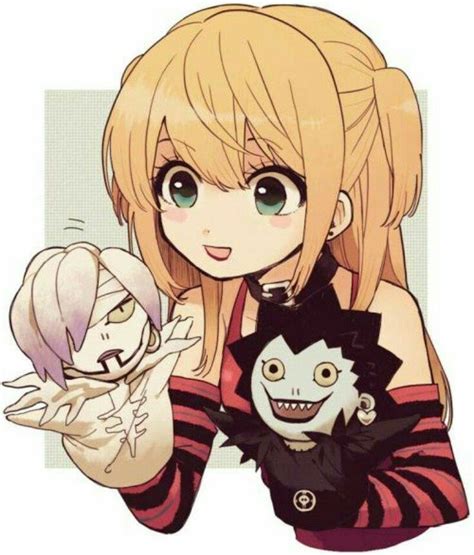 Amane Misa | Death note l, Dibujos de anime, Dibujos chibi