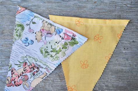 DIY Fabric Pennant Banner Tutorial | Fabric pennant banner, Diy fabric pennant banner, Diy fabric