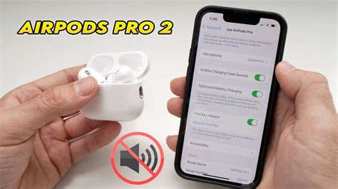 AirPods Pro 2 : How to Turn On & OFF Charging Case Sounds - YouTube