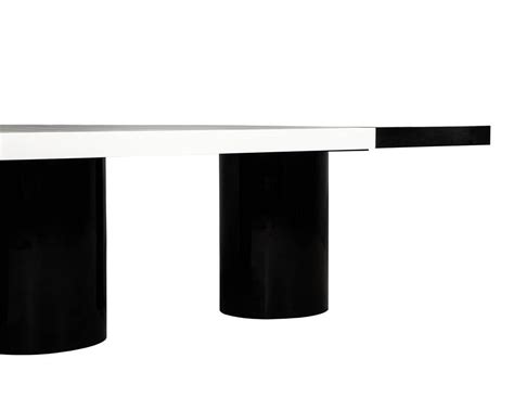 Custom Modern Black and White Dining Table by Carrocel For Sale at 1stDibs | custom modern table ...