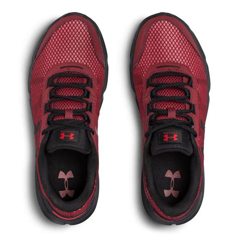 Under Armour Leather Men's Ua Toccoa Running Shoes in Red for Men - Lyst