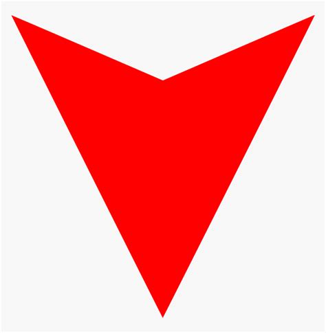 Red Arrow Down - Down Arrow Png, Transparent Png - kindpng