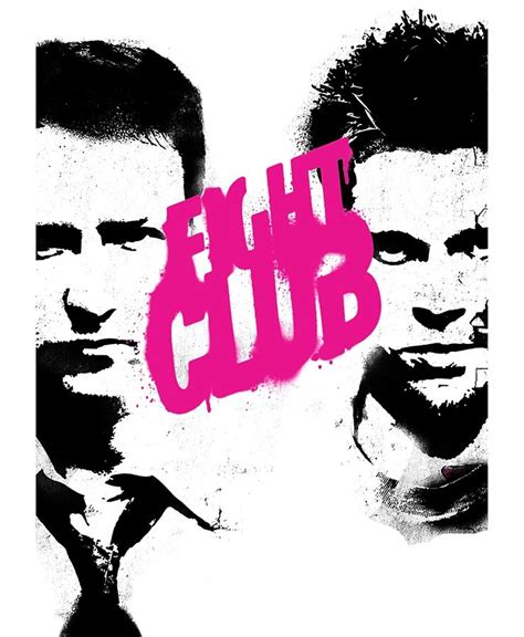 FIGHT CLUB 1999 ink poster Poster Digital Art by Kailani Smith | Pixels