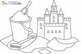 Sand Castle Coloring Pages Printable For Free Download sketch template