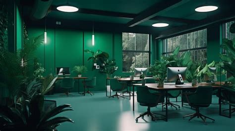 Premium Photo | Lovely living room wallpaper Green backdropGenerative AI