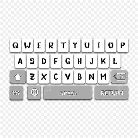 Mobile Keyboard PNG Image, Keyboard Mobile Phone Input Method Geometric Buttons, Phone Button ...
