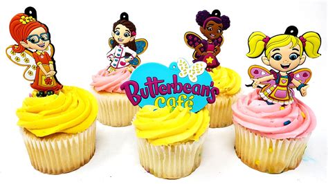 Buy Butterbean's Cafe Cupcake Topper Set Featuring Butterbean, Dazzle ...