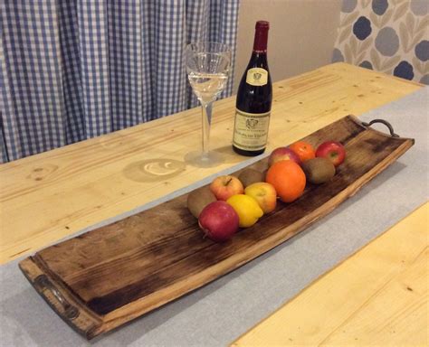 Oak serving platter tray whiskey wine rustic kitchen furniture cheese charcuterie in 2020 | Wine ...