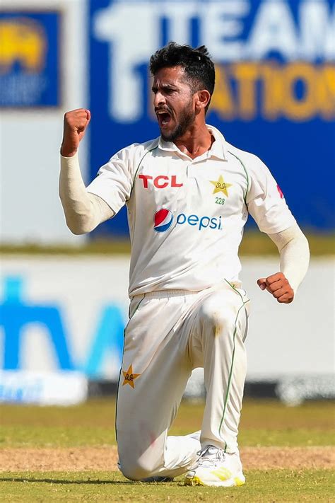 Hasan Ali celebrates after dismissing Dinesh Chandimal | ESPNcricinfo.com